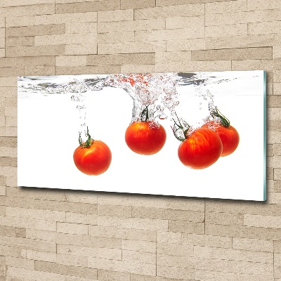 Bild auf Acrylglas Tomaten unter Wasser