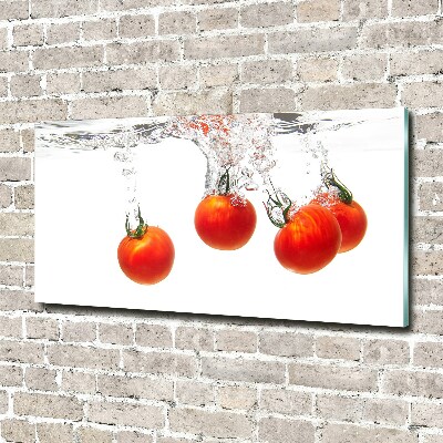 Bild auf Acrylglas Tomaten unter Wasser