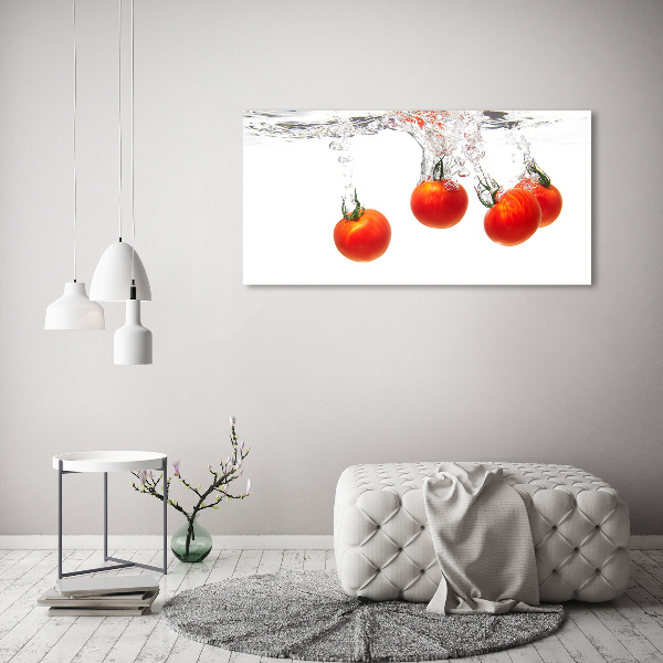 Bild auf Acrylglas Tomaten unter Wasser