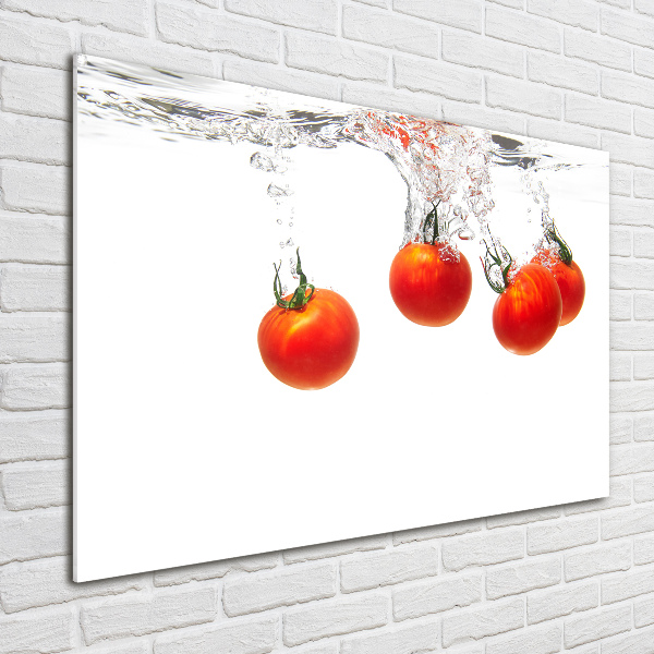 Bild auf Acrylglas Tomaten unter Wasser