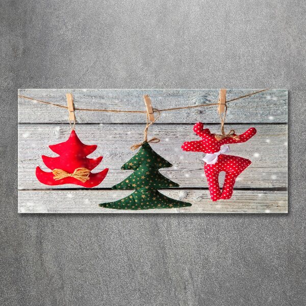 Foto auf Acryl Dekorationen an einer Schnur