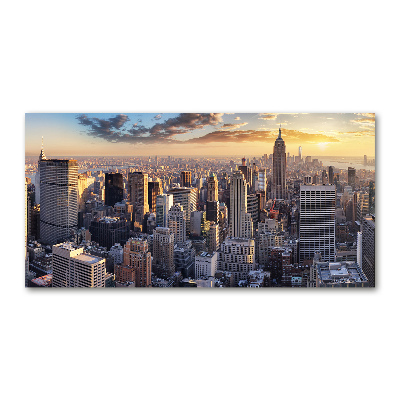 Acrylglas-Druck New York aus der Vogelperspektive