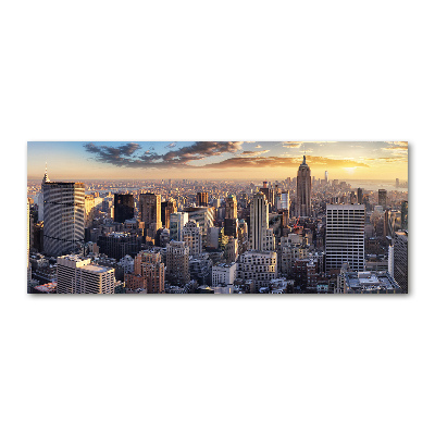 Acrylglas-Druck New York aus der Vogelperspektive
