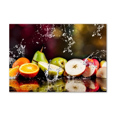 Acrylbild Fotodruck Obst und Wasser