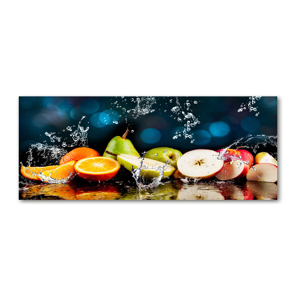 Acrylglas-Druck Obst und Wasser