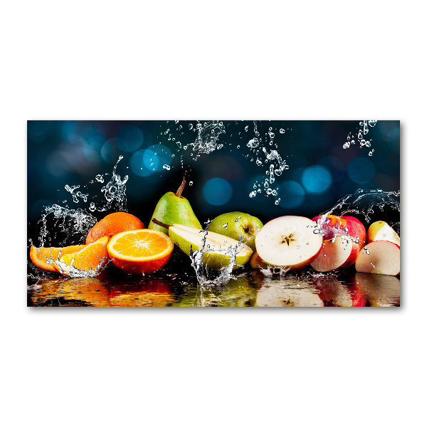 Acrylglas-Druck Obst und Wasser