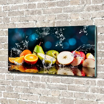Acrylglas-Druck Obst und Wasser