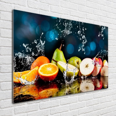 Acrylglas-Druck Obst und Wasser