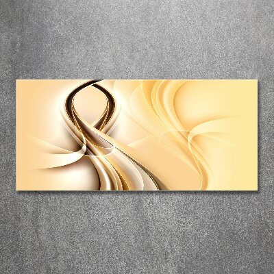 Acrylbild Fotodruck Abstrakte Wellen