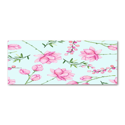 Acrylglas-Druck Blüten und Beeren