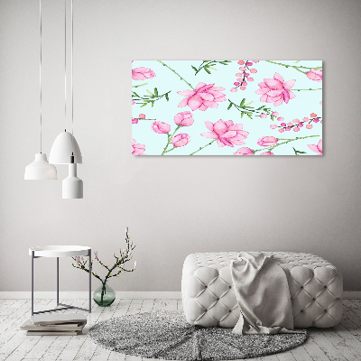 Acrylglas-Druck Blüten und Beeren