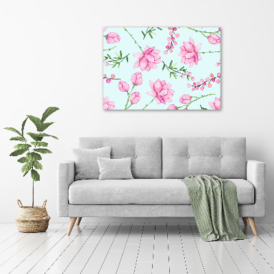 Acrylglas-Druck Blüten und Beeren