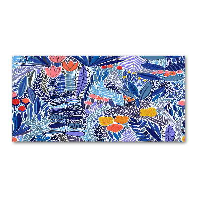 Bild auf Acrylglas Blumenmuster