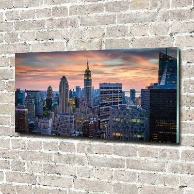 Acrylbild Fotodruck Manhattan, New York