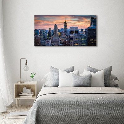 Acrylbild Fotodruck Manhattan, New York