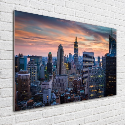 Acrylbild Fotodruck Manhattan, New York