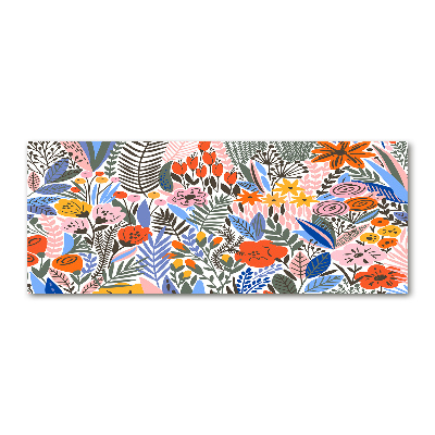 Foto auf Acryl Blumenmuster