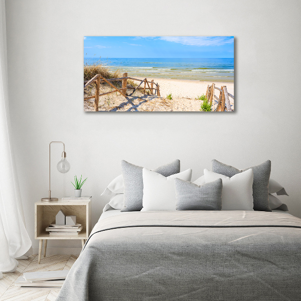 Bild auf Acrylglas Zugang zum Strand