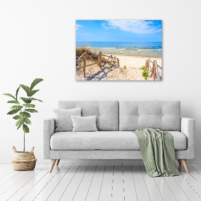 Bild auf Acrylglas Zugang zum Strand