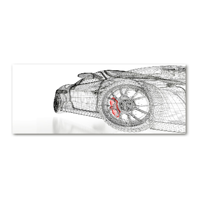 Acrylglas-Druck Auto-Netz