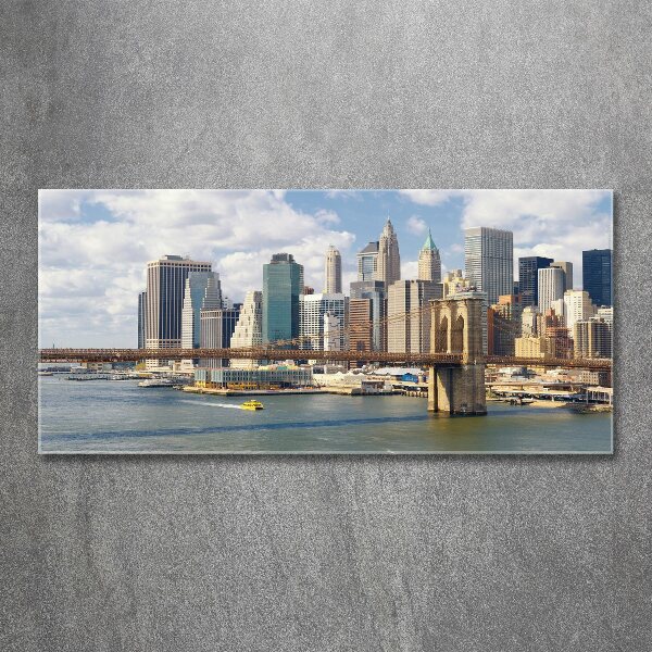 Acrylbild Fotodruck Manhattan, New York