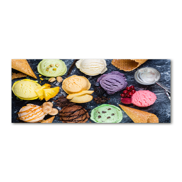 Acrylglas-Druck Buntes Eis