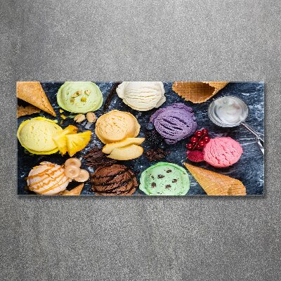 Acrylglas-Druck Buntes Eis