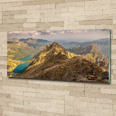 Acrylbild Fotodruck Das Meeresauge der Tatra-Berge