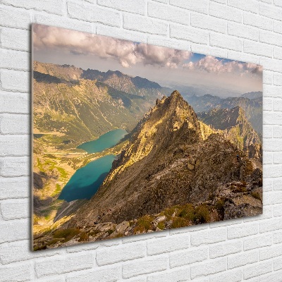 Acrylbild Fotodruck Das Meeresauge der Tatra-Berge