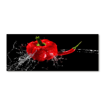 Foto auf Acryl Rote Paprika