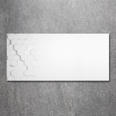 Bild auf Acrylglas Sechsecke Hintergrund