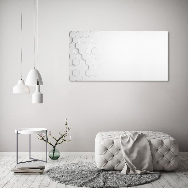 Bild auf Acrylglas Sechsecke Hintergrund