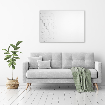 Bild auf Acrylglas Sechsecke Hintergrund