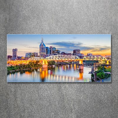 Acrylbild Fotodruck Tennessee Bridge USA
