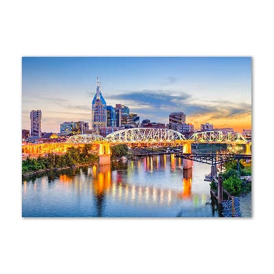 Acrylbild Fotodruck Tennessee Bridge USA