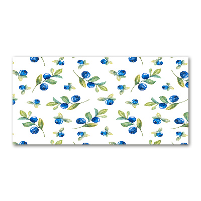 Acrylbild Fotodruck Blaubeeren