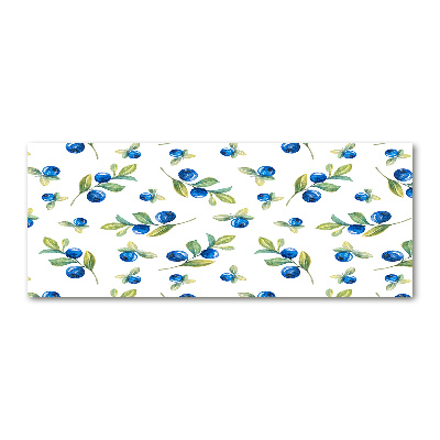 Acrylbild Fotodruck Blaubeeren