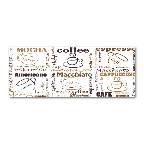 Foto auf Acryl Zeit für Kaffee