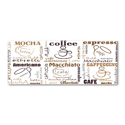 Foto auf Acryl Zeit für Kaffee