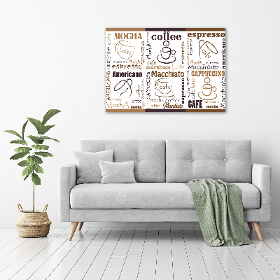 Foto auf Acryl Zeit für Kaffee