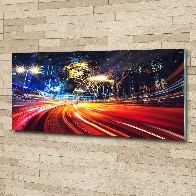 Acrylglas-Druck Geschwindigkeit in der Stadt