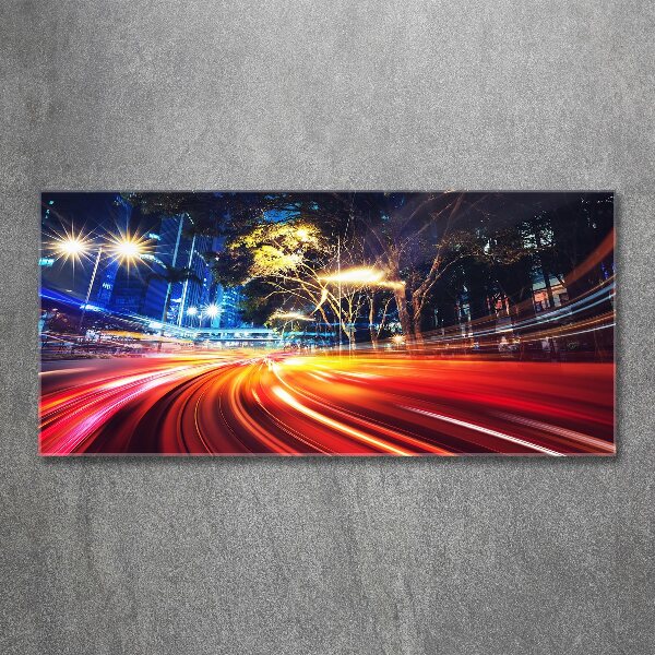 Acrylglas-Druck Geschwindigkeit in der Stadt