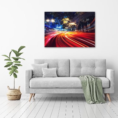 Acrylglas-Druck Geschwindigkeit in der Stadt