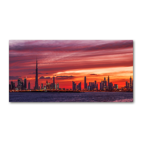 Acrylbild Fotodruck Sonnenuntergang in Dubai