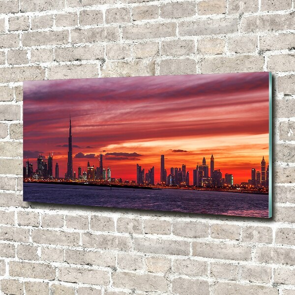 Acrylbild Fotodruck Sonnenuntergang in Dubai