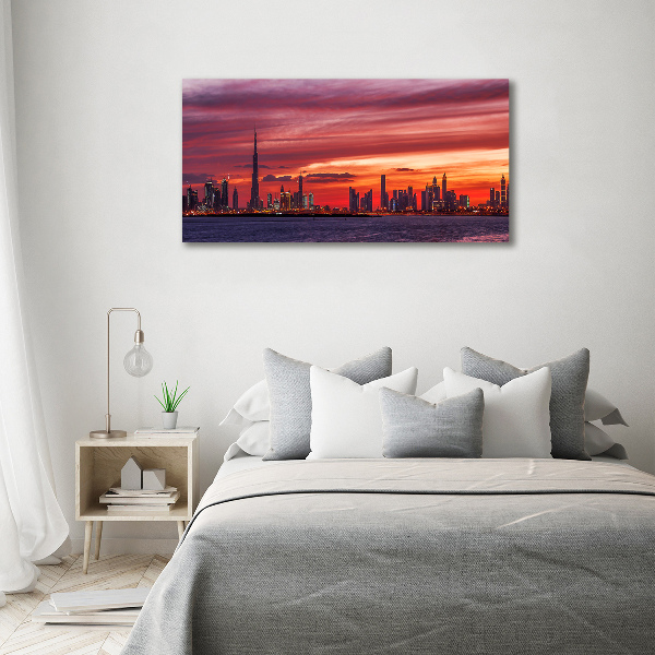 Acrylbild Fotodruck Sonnenuntergang in Dubai