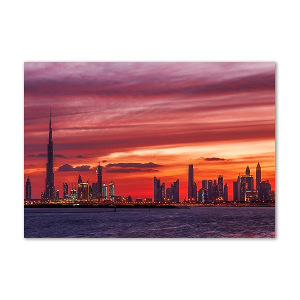 Acrylbild Fotodruck Sonnenuntergang in Dubai
