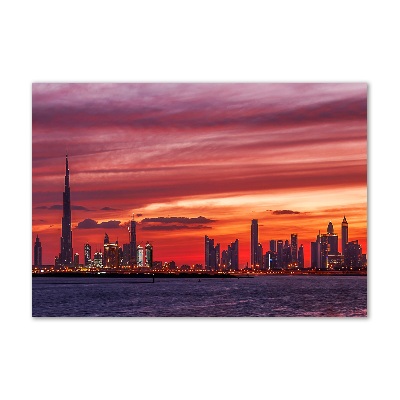 Acrylbild Fotodruck Sonnenuntergang in Dubai