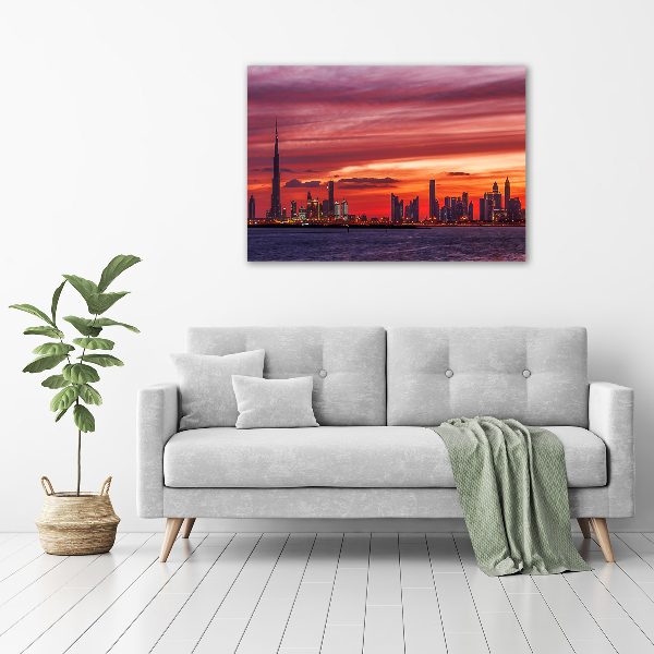 Acrylbild Fotodruck Sonnenuntergang in Dubai