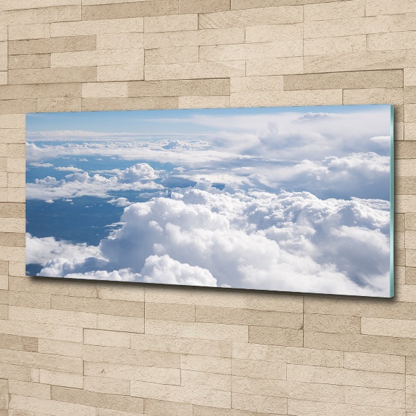 Bild auf Acrylglas Blick aus dem Flugzeug